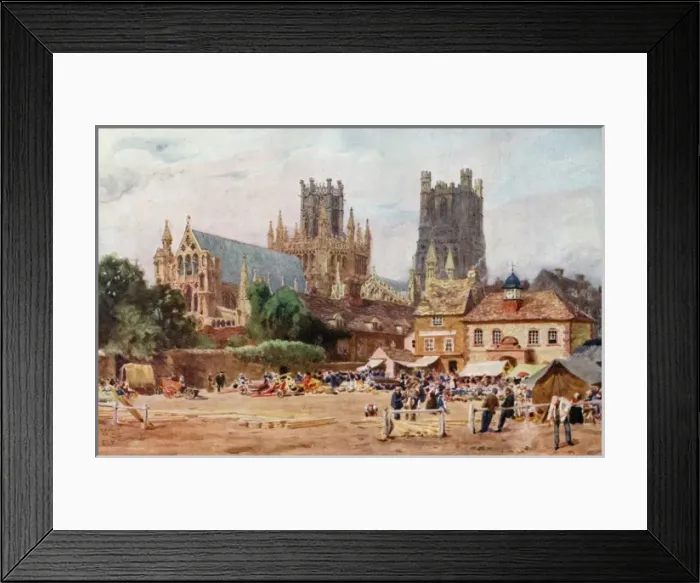 Framed Print : ELY / TOWN 1905 Framed Print : ELY / TOWN 1905