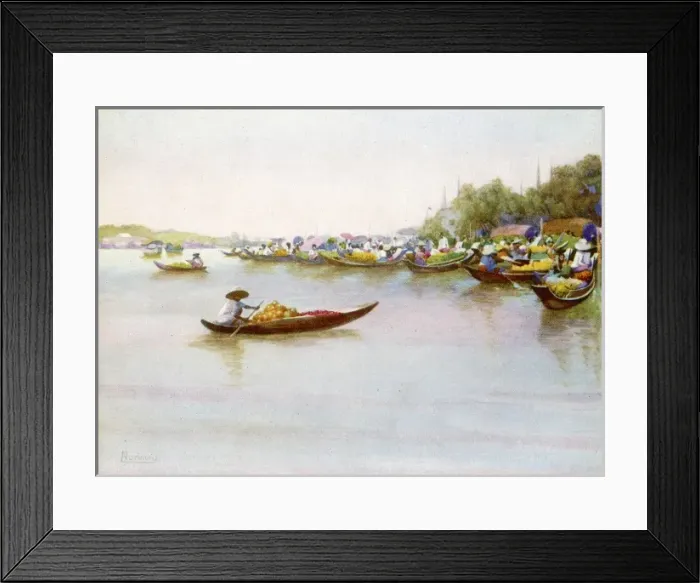 Framed Print : Thailand / Bangkok Market Framed Print : Thailand / Bangkok Market