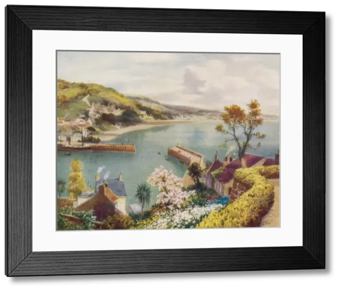 Framed Print : Jersey / St Aubin 1904 Framed Print : Jersey / St Aubin 1904