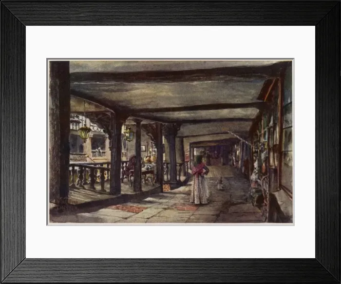 Framed Print : Chester / The Rows 1905 Framed Print : Chester / The Rows 1905