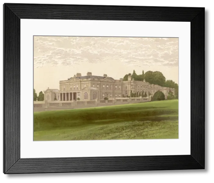 Framed Print : Gunton Park / Norfolk 1879 Framed Print : Gunton Park / Norfolk 1879