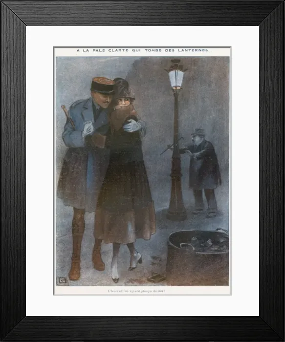 Framed Print : Wwi  /  Paris Blackout