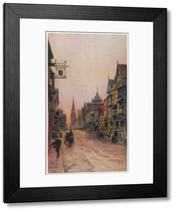 Framed Print : Chester / Eastgate Street Framed Print : Chester / Eastgate Street