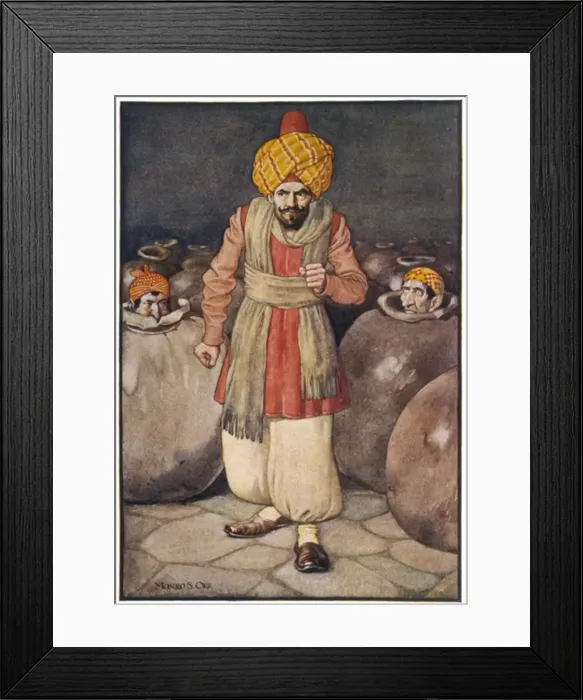 Framed Print : Robber Captain Hides Men Framed Print : Robber Captain Hides Men