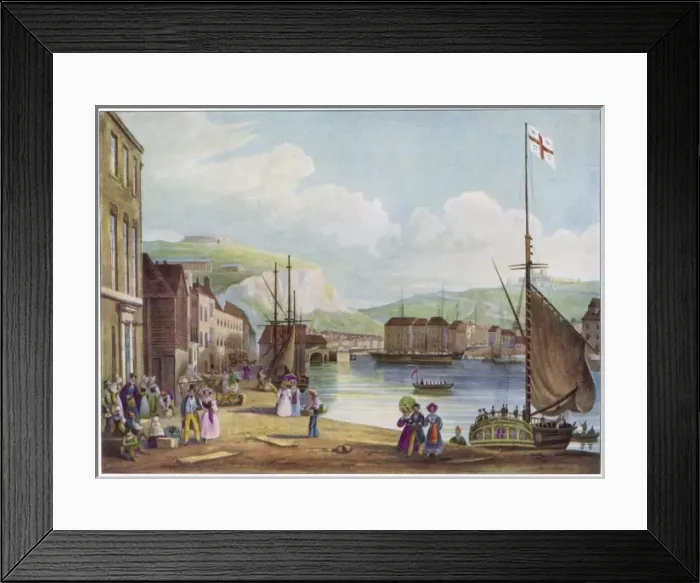 Framed Print : Dover / Customs Yacht 19C Framed Print : Dover / Customs Yacht 19C