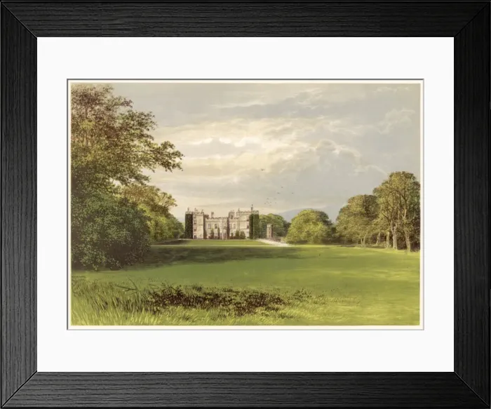 Framed Print : Chillingham Castle / 1879 Framed Print : Chillingham Castle / 1879
