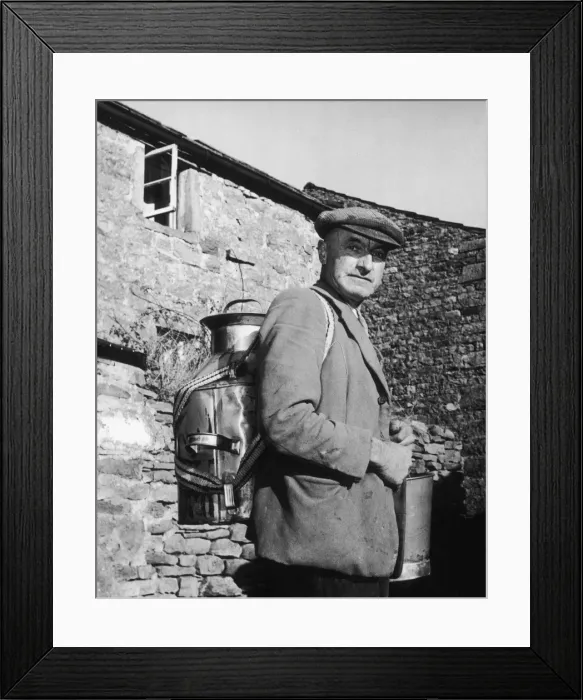 Framed Print : MILKMAN, 1960S Framed Print : MILKMAN, 1960S