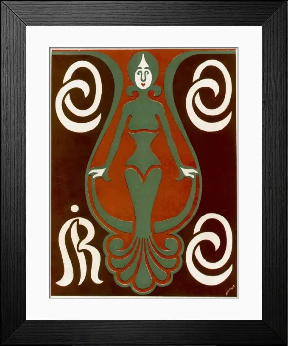 Framed Print : Female Type / Cocorico Framed Print : Female Type / Cocorico