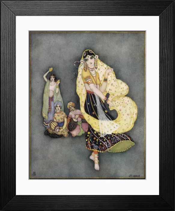 Framed Print : Nautch Girl / India Framed Print : Nautch Girl / India