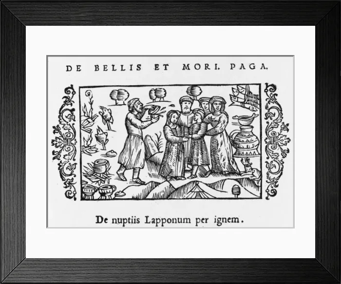 Framed Print : Lapp Marriage 1555 Framed Print : Lapp Marriage 1555