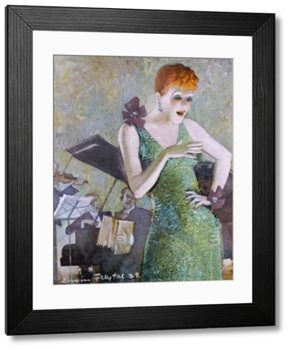 Framed Print : Nightclub Singer 1939 Framed Print : Nightclub Singer 1939