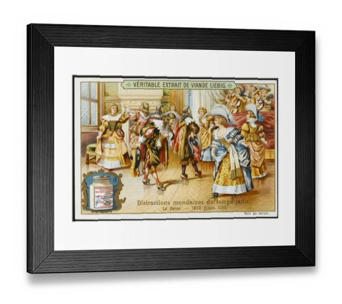 Framed Print : Dance / French Aristocrats Framed Print : Dance / French Aristocrats