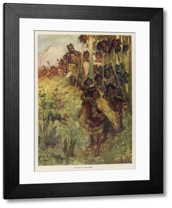 Framed Print : New Zealanders Heads Framed Print : New Zealanders Heads