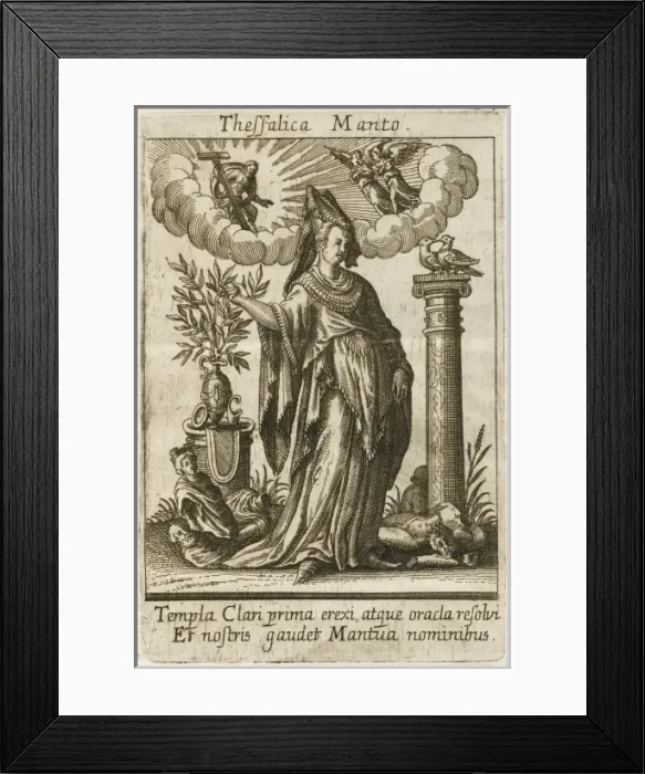 Framed Print : Sibyl of Thessaly Framed Print : Sibyl of Thessaly