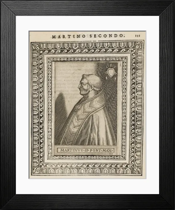 Framed Print : Pope Martinus II Framed Print : Pope Martinus II