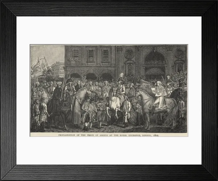 Framed Print : Peace of Amiens, 1802 Framed Print : Peace of Amiens, 1802