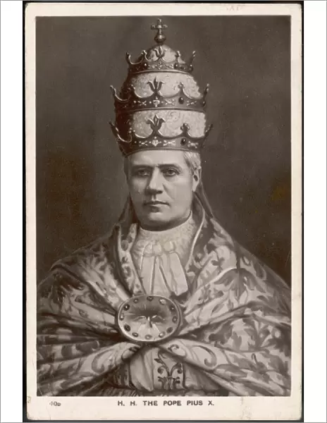 Pope Pius X in Tiara