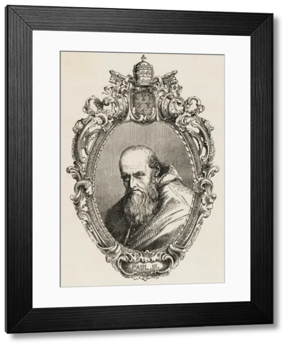 Framed Print : Pope Paulus Iii / Anon Framed Print : Pope Paulus Iii / Anon