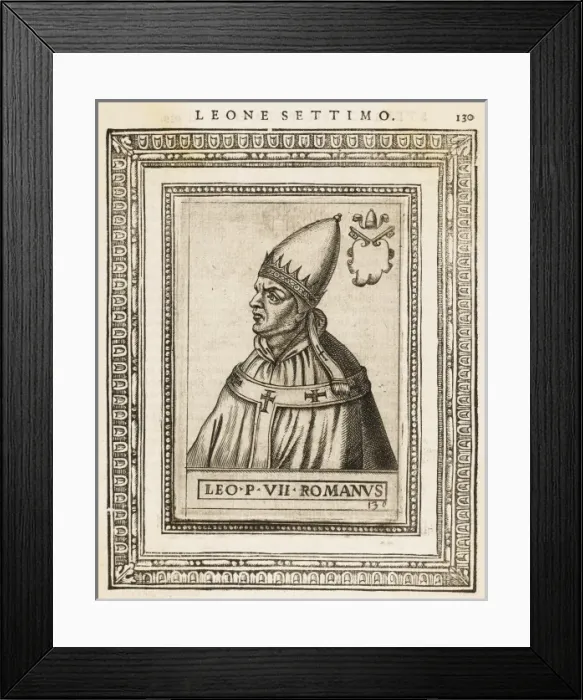 Framed Print : Pope Leo VII Framed Print : Pope Leo VII