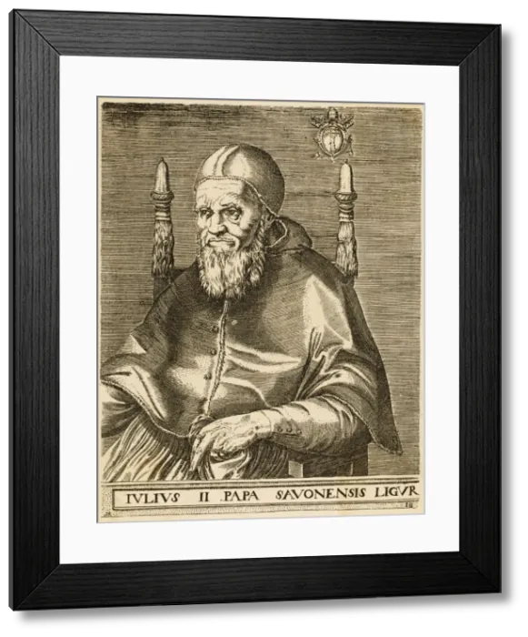 Framed Print : Pope Julius Ii / Anon Eng Framed Print : Pope Julius Ii / Anon Eng