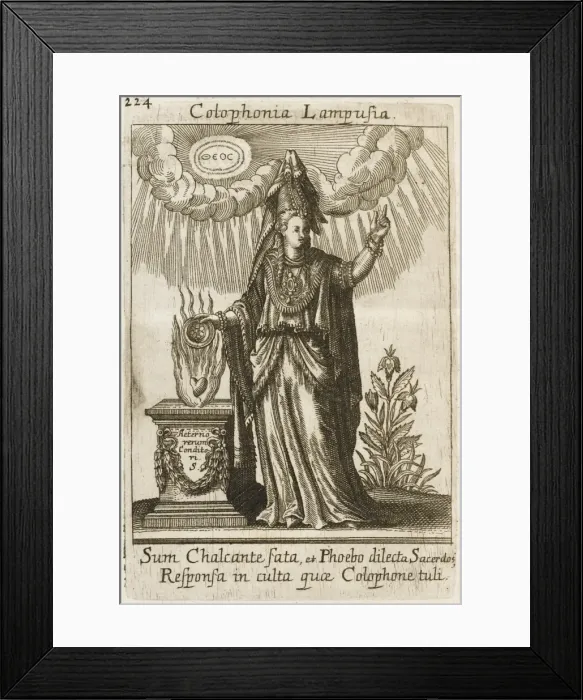 Framed Print : Lampusian Sibyl Framed Print : Lampusian Sibyl