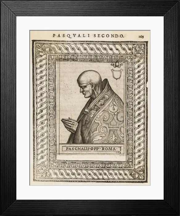 Framed Print : Pope Paschalis II Framed Print : Pope Paschalis II