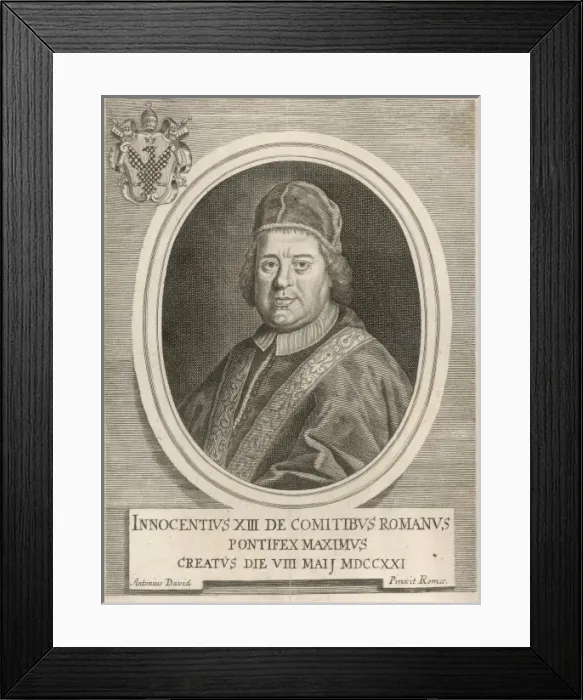 Framed Print : Pope Innocens XIII Framed Print : Pope Innocens XIII