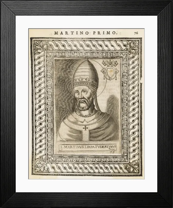 Framed Print : Pope Martinus I Framed Print : Pope Martinus I