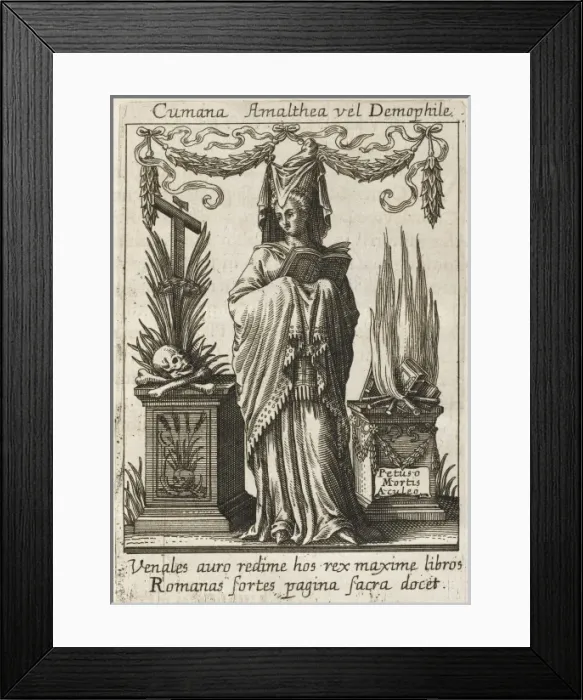 Framed Print : Cuman Sibyl Framed Print : Cuman Sibyl