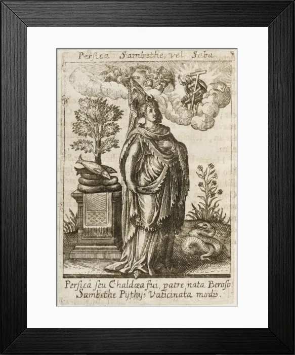 Framed Print : Persian Sibyl Framed Print : Persian Sibyl