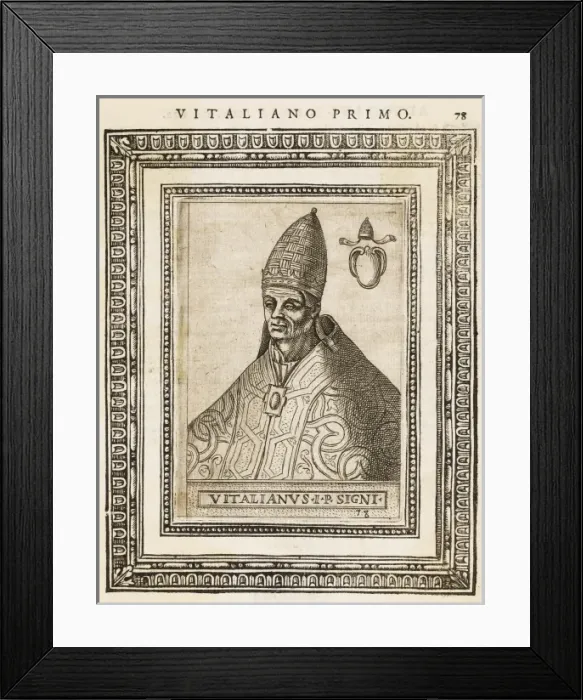 Framed Print : Pope Vitalianus Framed Print : Pope Vitalianus
