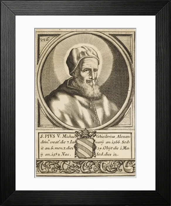Framed Print : Pope Pius V Framed Print : Pope Pius V