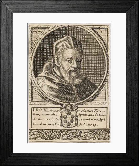 Framed Print : Pope Leo XI Framed Print : Pope Leo XI