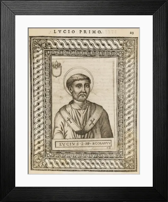 Framed Print : Pope Lucius I Framed Print : Pope Lucius I