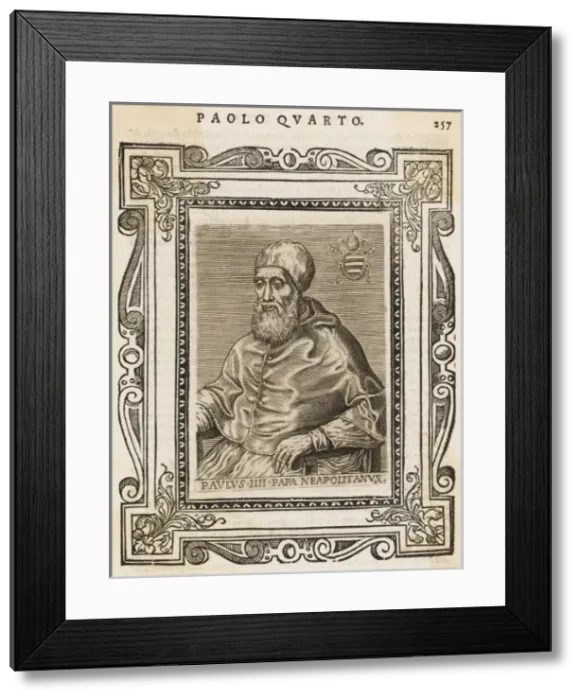 Framed Print : Pope Paulus IV Framed Print : Pope Paulus IV
