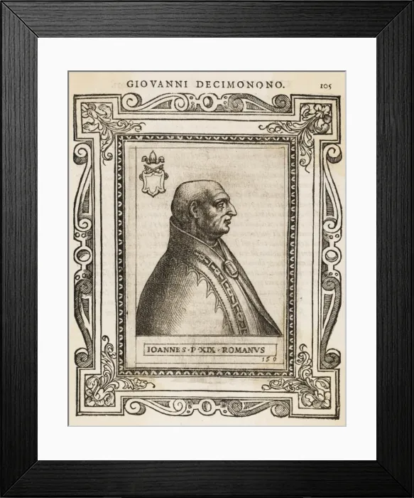 Framed Print : Pope Joannes XIX Framed Print : Pope Joannes XIX