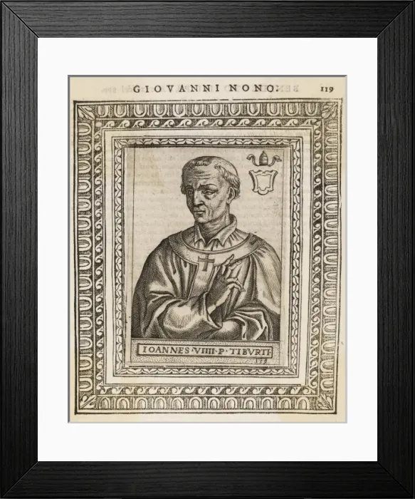 Framed Print : Pope Joannes IX Framed Print : Pope Joannes IX