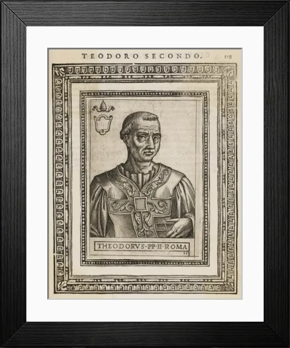 Framed Print : Pope Theodorus II Framed Print : Pope Theodorus II