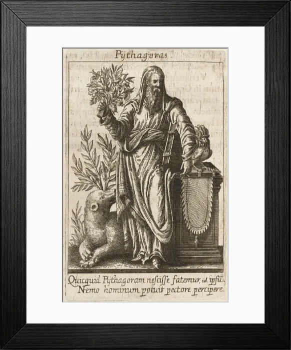 Framed Print : PYTHAGORAS Framed Print : PYTHAGORAS