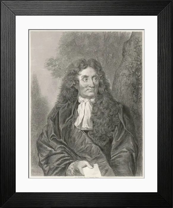 Framed Print : Jean De LA Fontaine Framed Print : Jean De LA Fontaine