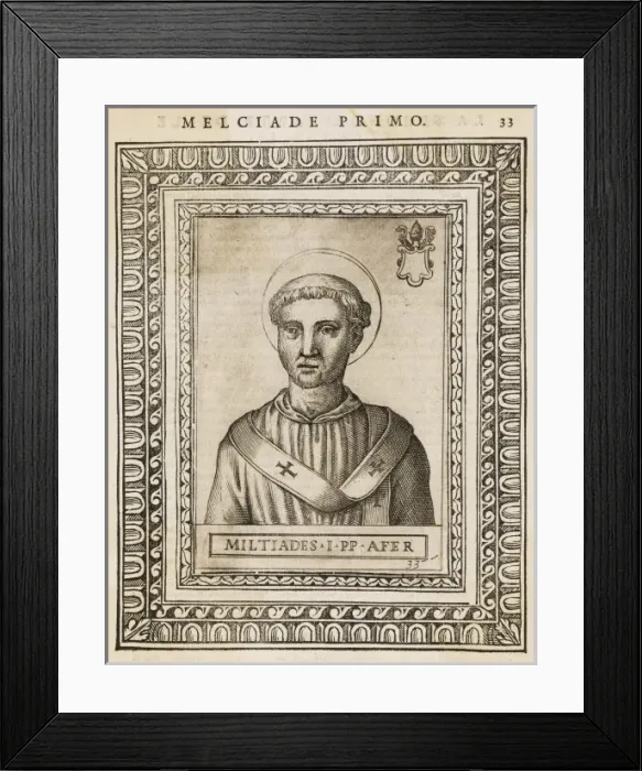 Framed Print : Pope Miltiades Framed Print : Pope Miltiades
