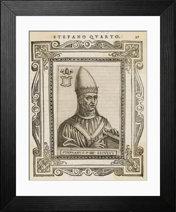 Framed Print : Pope Stephanus IV Framed Print : Pope Stephanus IV