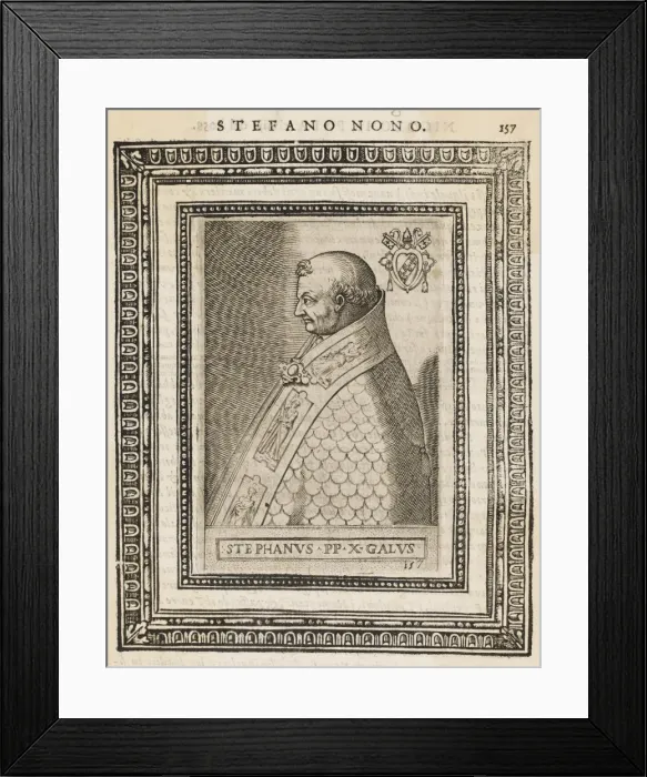 Framed Print : Pope Stephanus IX Framed Print : Pope Stephanus IX