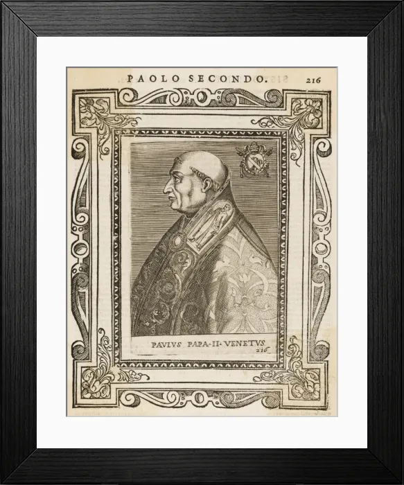 Framed Print : Pope Paulus II Framed Print : Pope Paulus II