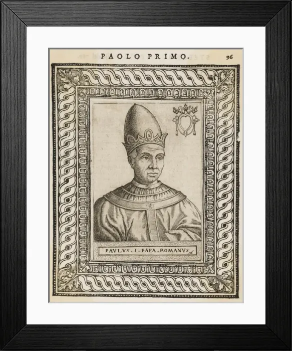 Framed Print : Pope Paulus I Framed Print : Pope Paulus I