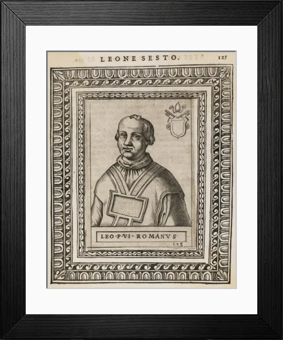 Framed Print : Pope Leo VI Framed Print : Pope Leo VI