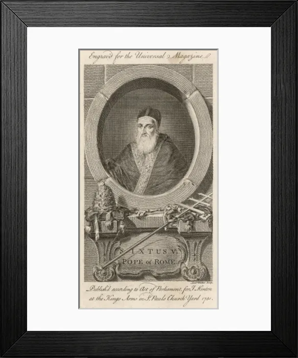 Framed Print : Sixtus V (Walker) Framed Print : Sixtus V (Walker)