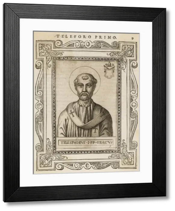 Framed Print : Pope Telesphorus Framed Print : Pope Telesphorus