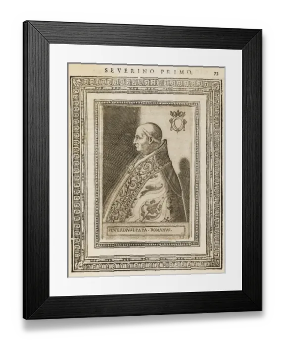 Framed Print : Pope Severinus Framed Print : Pope Severinus