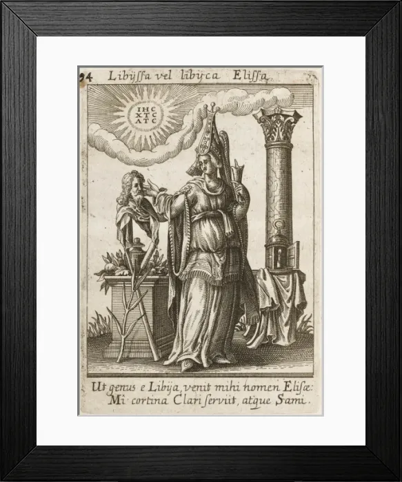 Framed Print : Libyan Sibyl Framed Print : Libyan Sibyl